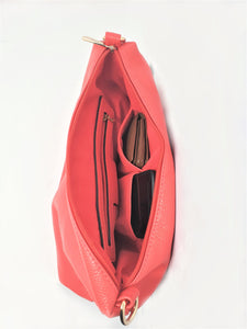 Orange Leather Crossbody Handbag | Exclusive | Stylish Tassel Bags | Faux Leather |