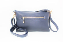 Load image into Gallery viewer, Blue Wrist-let Bag | Long Cross body Strap | Leather | Stylish/Trendy Collection