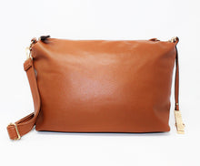 Load image into Gallery viewer, Brown Leather Cross-body bag | Exclusive | Golden Bag-charm | Faux Leather |