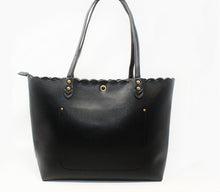 Load image into Gallery viewer, Black Shoulder Bag | Faux Leather | Medium Sized | Stylish/ Elegant Collection