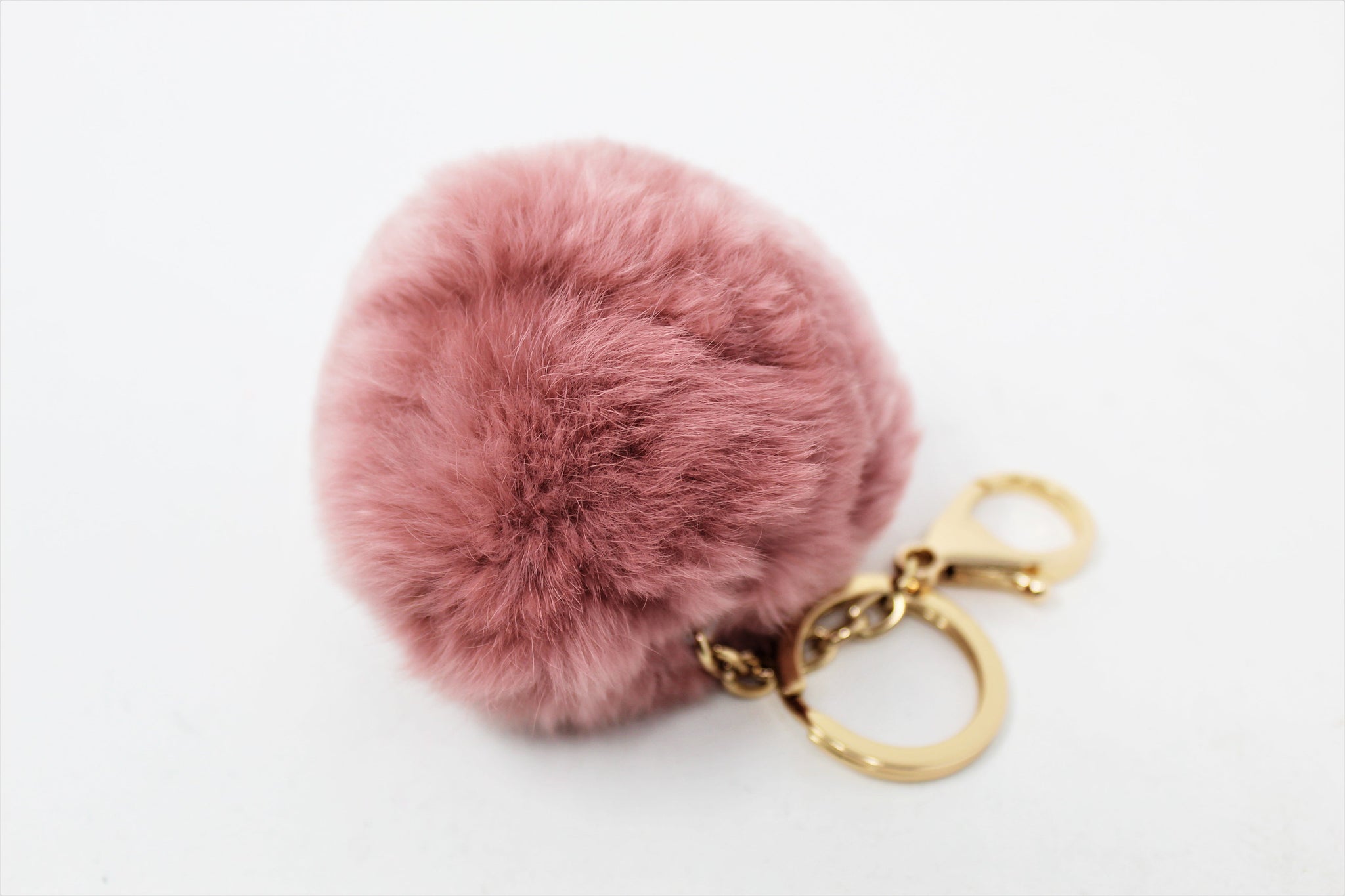 ASTERO Cute Kitty Faux Fur Ball Pom pom Keychain, Car Keyring, Handbag  Pendant, Wallet Charm