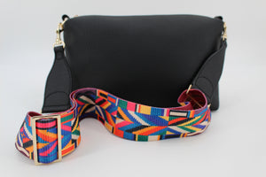 Shoulder Bag Strap | Bag Accessories | Fashionable Wide Straps | Long Belt Yellow gold buckle | Colorful Straps | Trendy Accessories