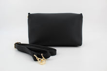Load image into Gallery viewer, Black sling | Shoulder Bag | Black Straps | Faux Leather | Medium Size | Stylish/ Trendy Collection